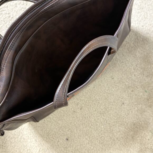 Vintage 70s 80s Air-Tex The Idea Bag Faux Leather Travel Flight Bag Carry On - Picture 7 of 7